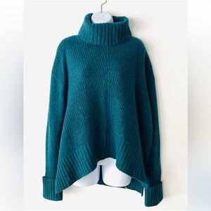 Anthropologie MOTH Teal Wool Funnel Neck
Sweater XS